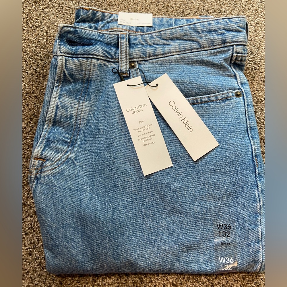 Calvin Klein Slim Fit Jeans men’s 36x32